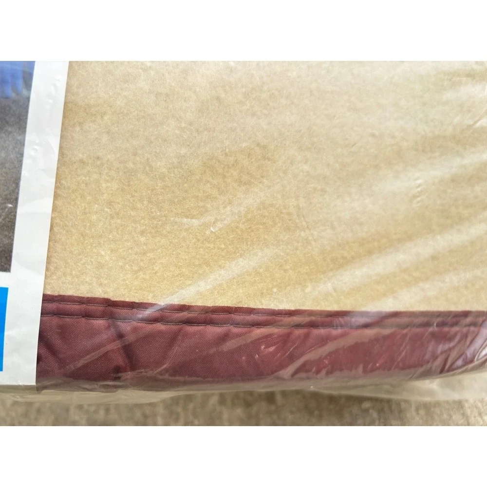 Vintage Cannon Excaliber‎ Blanket Tan  Lock-Nap 72x90 Made in USA